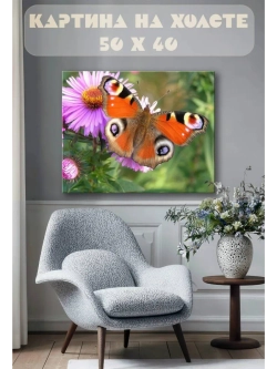 Картина на стену 40 X 50 Бабочка