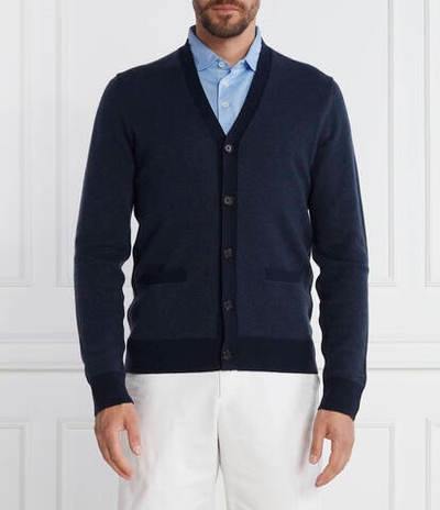 Хлопковый кардиган POLO RALPH LAUREN - темно-синий(710918186)