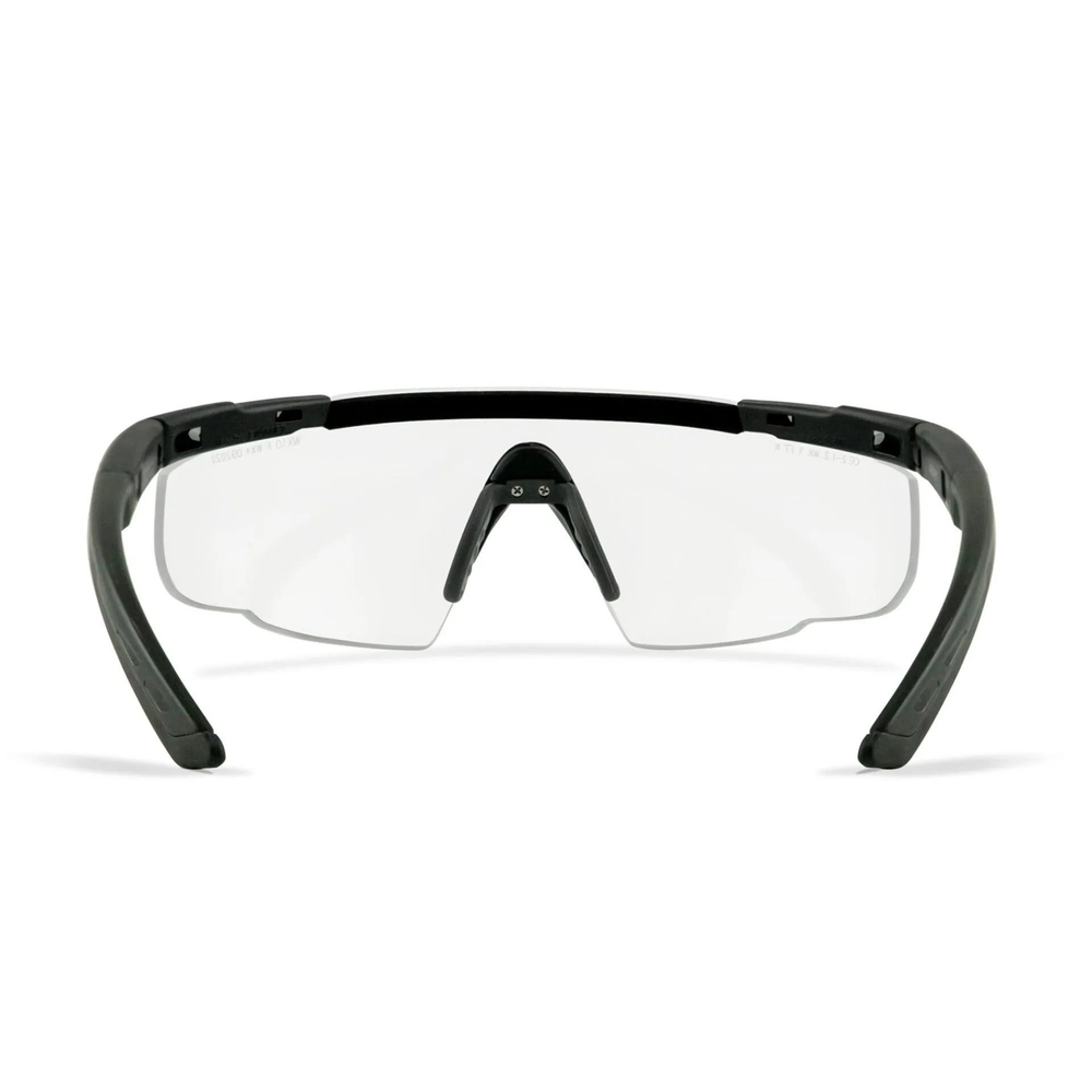Очки солнцезащитные WILEY X Tactical sunglasses SABER ADVANCED BLACK frame CLEAR lenses