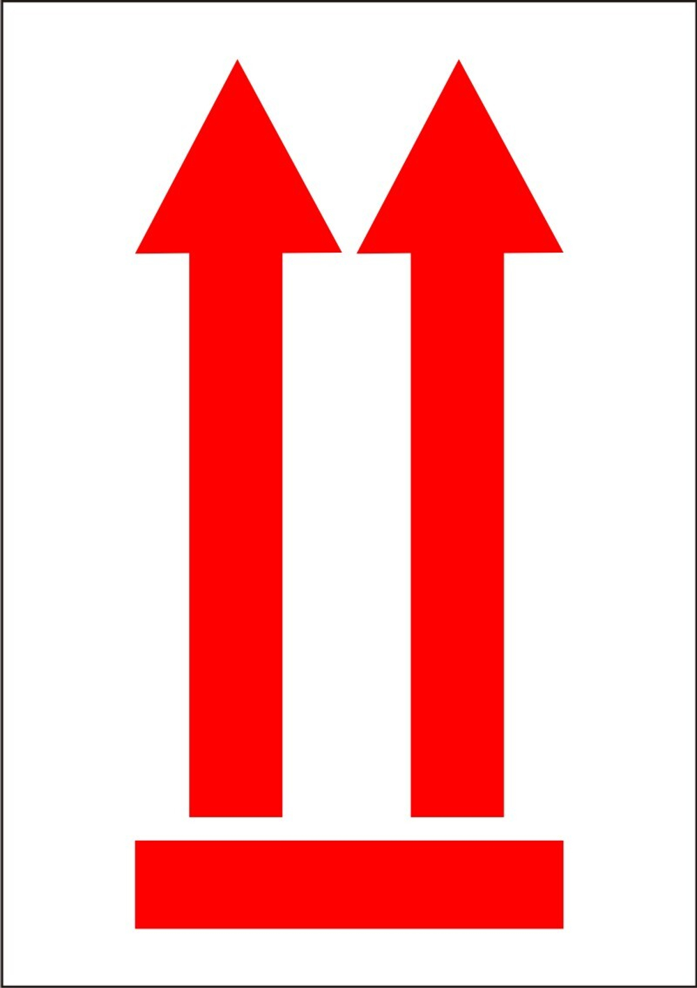 Наклейка "Верх"