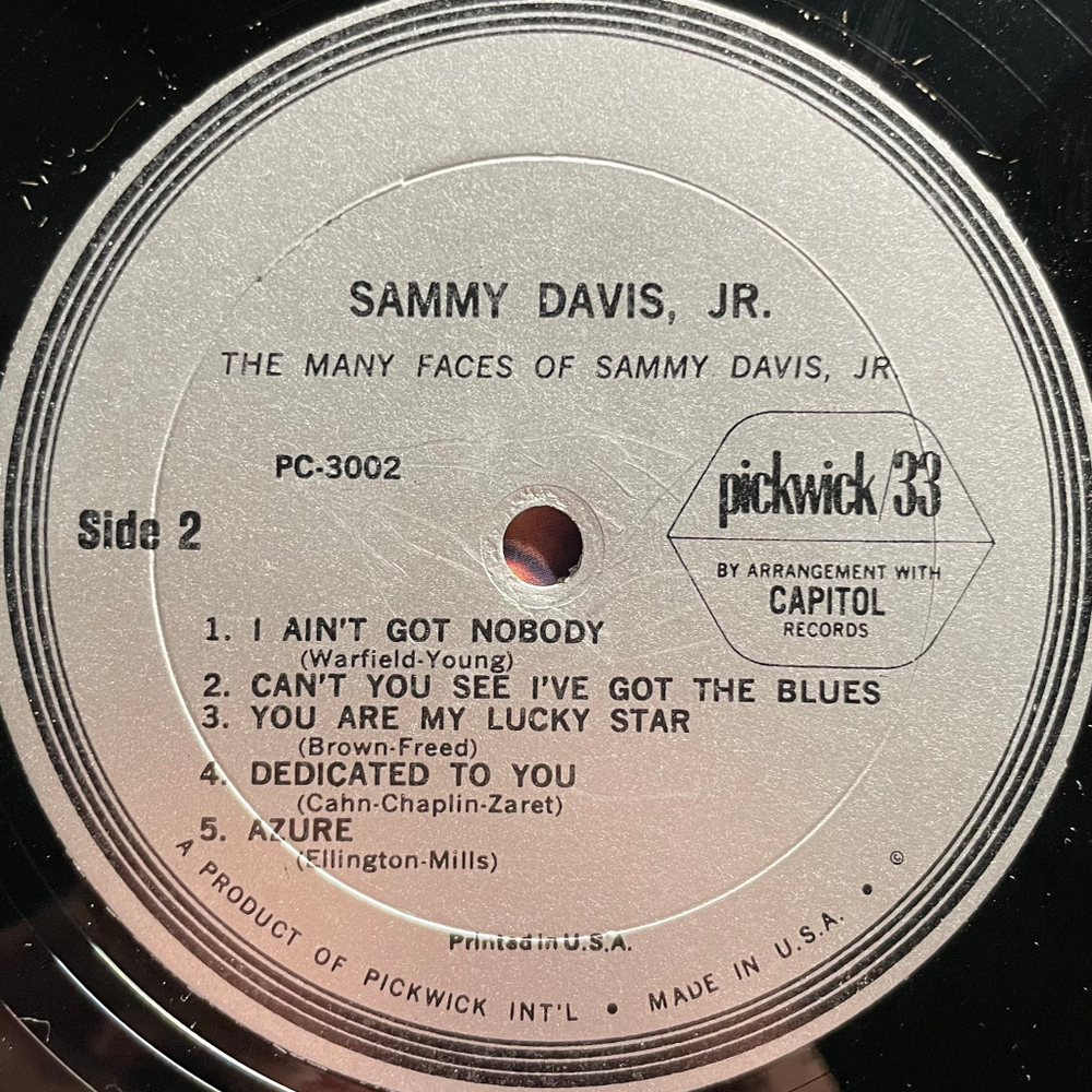 Sammy Davis, Jr. ‎– The Many Faces Of Sammy Davis, Jr. (США 1965г.)