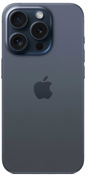 Смартфон Apple iPhone 15 Pro 128 ГБ (nano-SIM и eSIM), Синий титан | Blue Titanium