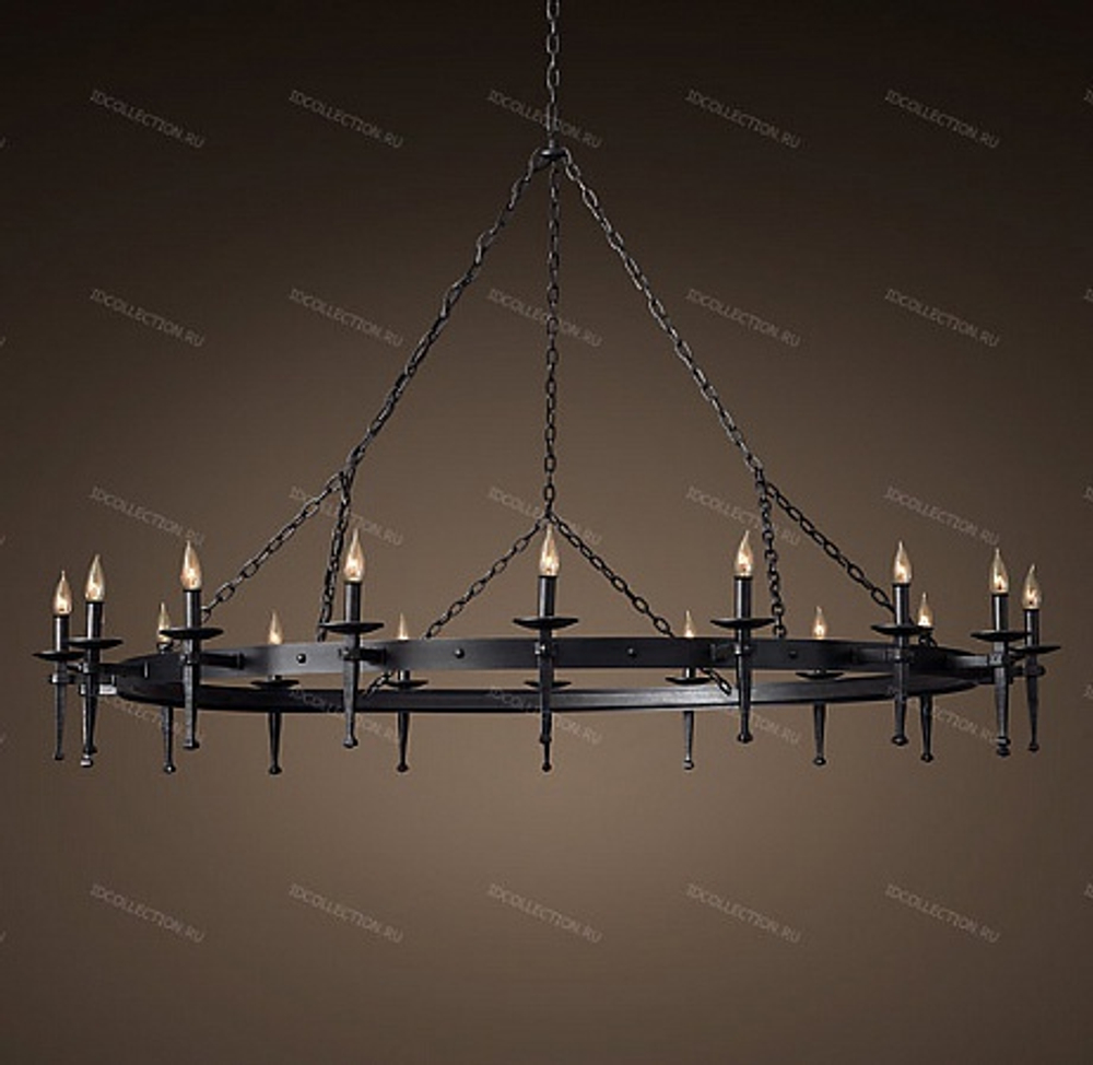 Люстра CIRCA 1920 SPANISH TORCH ROUND Restoration Hardware 68290546