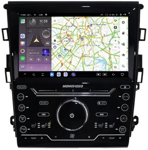 Магнитола для Ford Mondeo 5 2015-2018 - Kuberg SF-9205 QLed, Android 13, Быстрейшая, CarPlay, SIM-слот