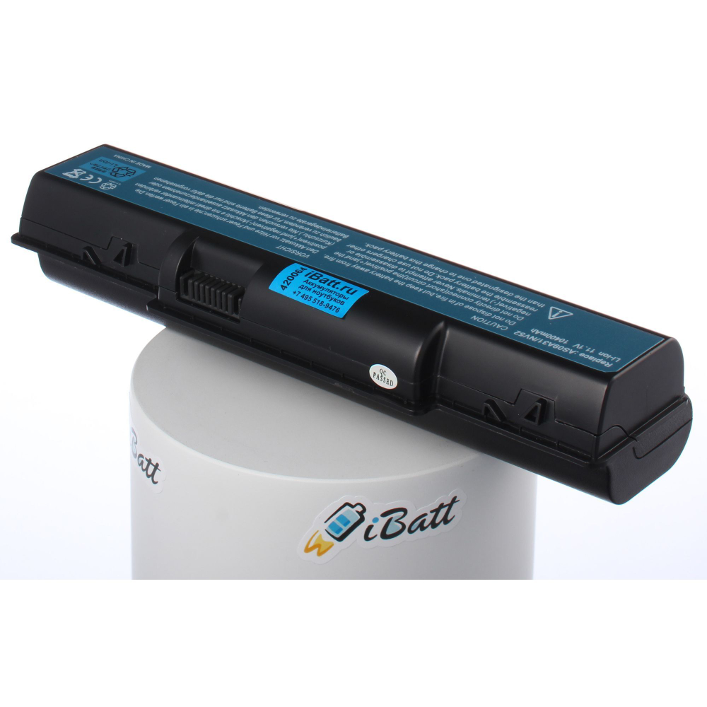 Аккумулятор iBatt 10400mAh, для E627 E727 Aspire 5334 5734Z D525 5732 5517 E620 G625 E525-902G165541G-303G25Mi