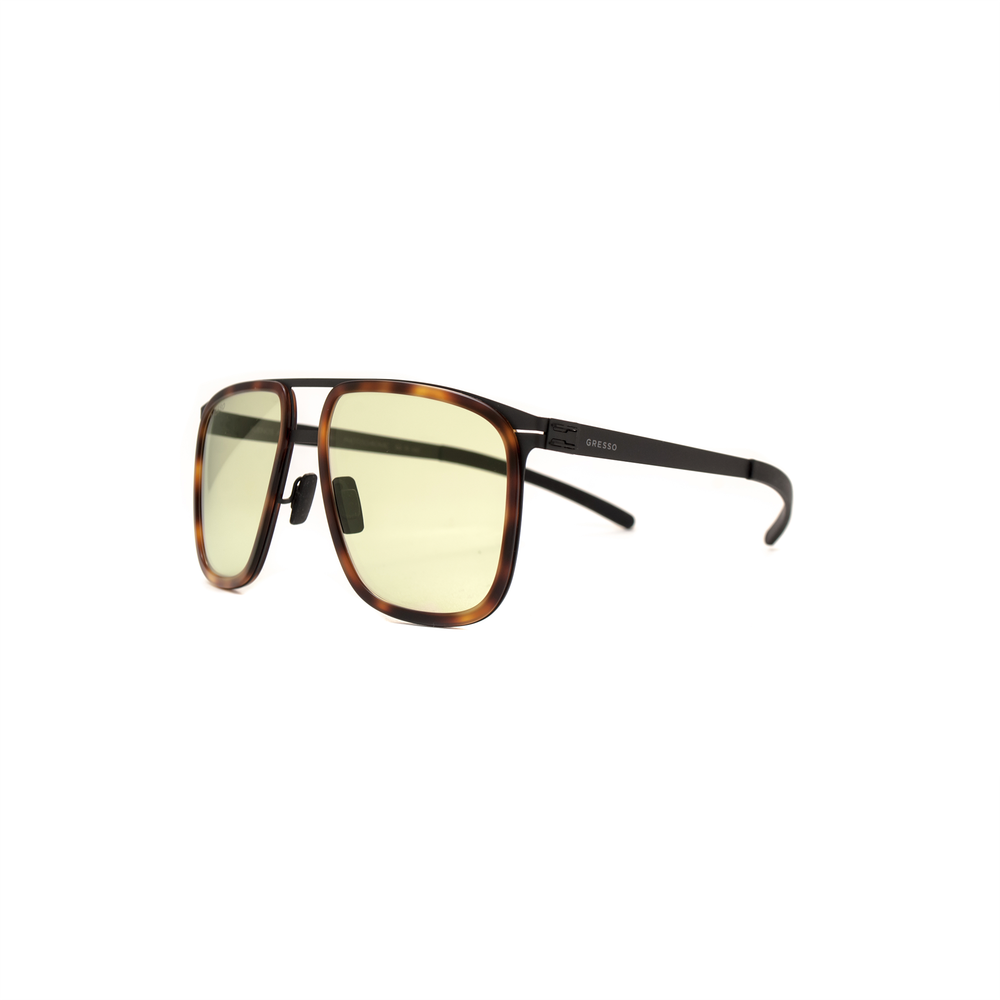 Очки GRESSO BUENOS AIRES GS0343.07 PHOTOCHROMIC пилот гавана с зелёным фотохромом