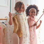 Накидка розовая со звездочками (3-6 лет)