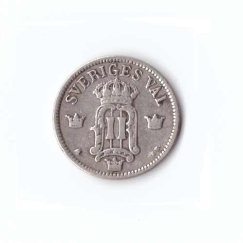 Швеция. 25 эре 1907 г XF