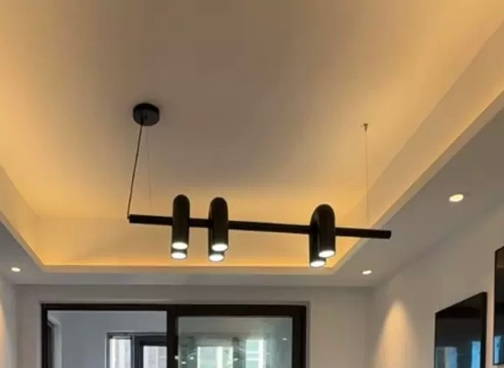 Pendant design lamp-трек Cirkus by AGO Lighting (Black)