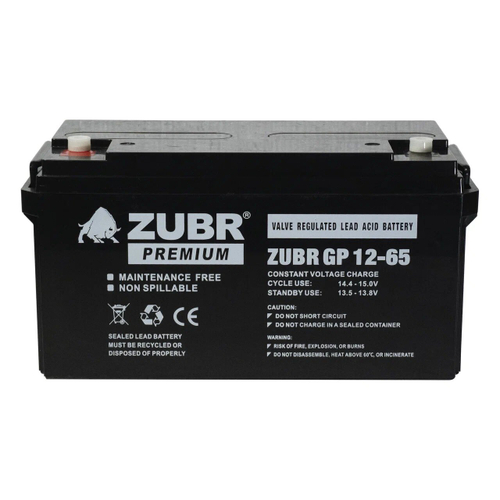 Аккумулятор ZUBR GP12-65