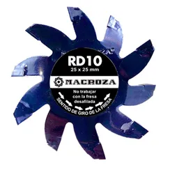 Фреза для штроборезов Macroza RD10 25х25 мм