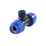 Тройник компрессионный ПЭ Дн 32х1/2"х32 НР Ру16 RTP (РосТурПласт) 14533