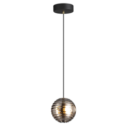 5041/12L L-VISION ODL24 531 черн./золото/дымчатый/металл/стеко Подвес LED 12W 4000К 1526Лм TRONI