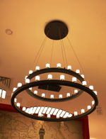 FontanaArte Chandelier Suspension lamp 2 levels