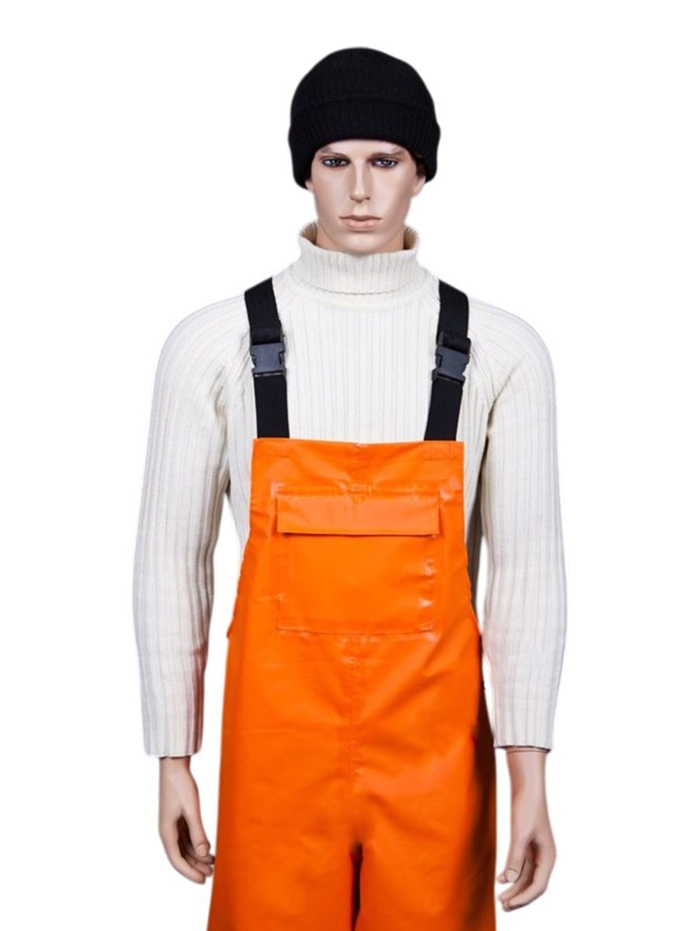 Костюм для защиты от воды TM Waterproofline Fisherman's WPL, ПВХ 500 г/м, оранжевый, 54-56