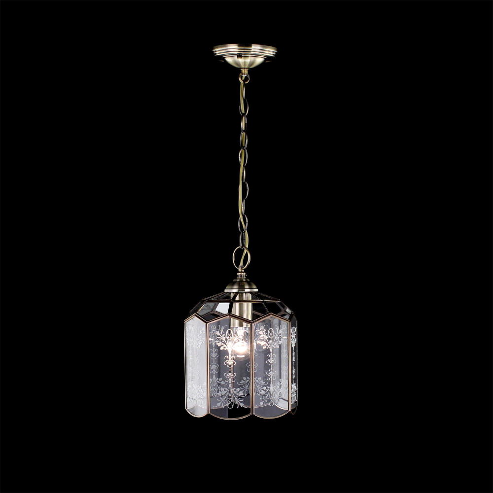 Citilux Витра-2 CL442210 Подвесной светильник витражный Бронза