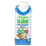 Orgain, Kids Protein™, органический питательный коктейль, ваниль, 4 пакетика по 244 мл (8,25 жидк. унции)