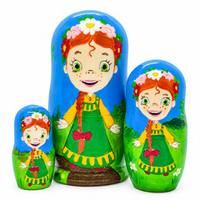 Сувенир "Живика" 100*d55мм 3 куклы