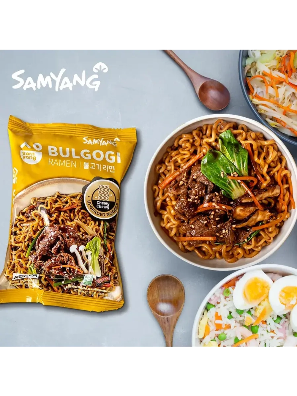 Лапша Jjajang Ramen со вкусом Бульгоги 80 г * 3 шт