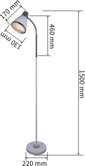 Торшер 03018-0.6-01 BK Reluce