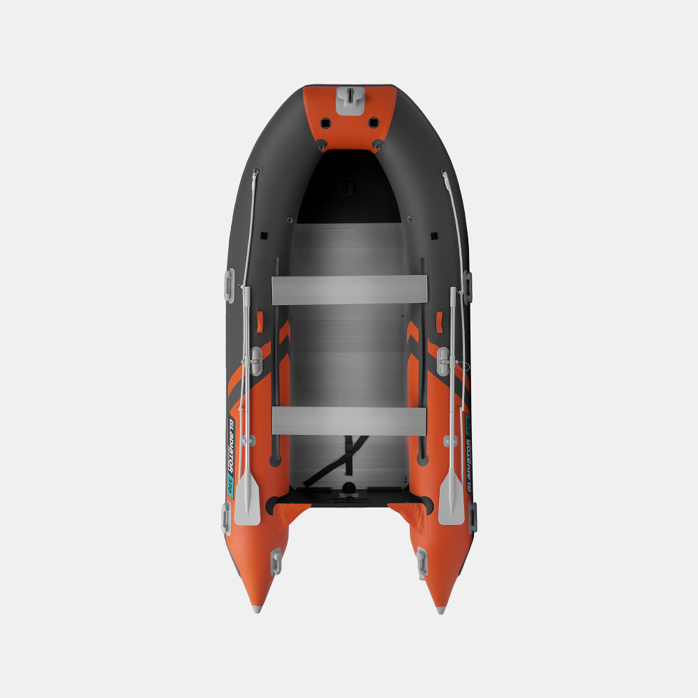 Надувная лодка GLADIATOR C370AL оранжевый/темно-серый