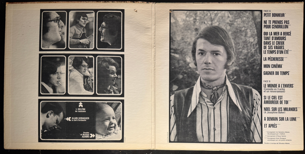 Adamo – Adamo (Канада 1969г.) Т