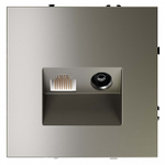 ТВ-розетка и розетка Ethernet RJ-45 без рамки Voltum S70 VLS060704