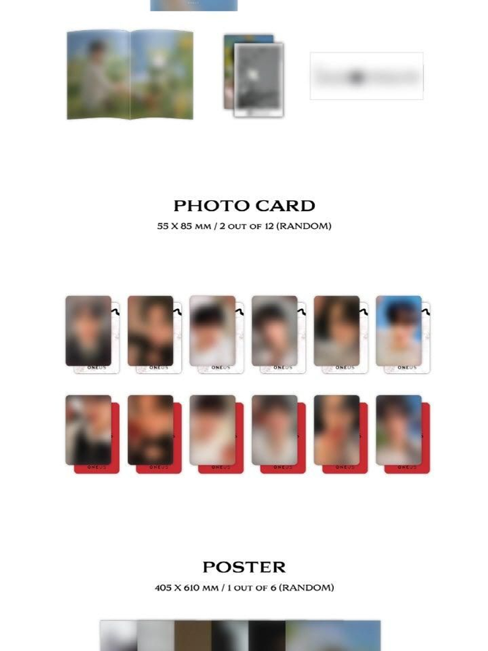 Альбом ONEUS - MALUS 8th Mini Album EDEN 6 Version SET