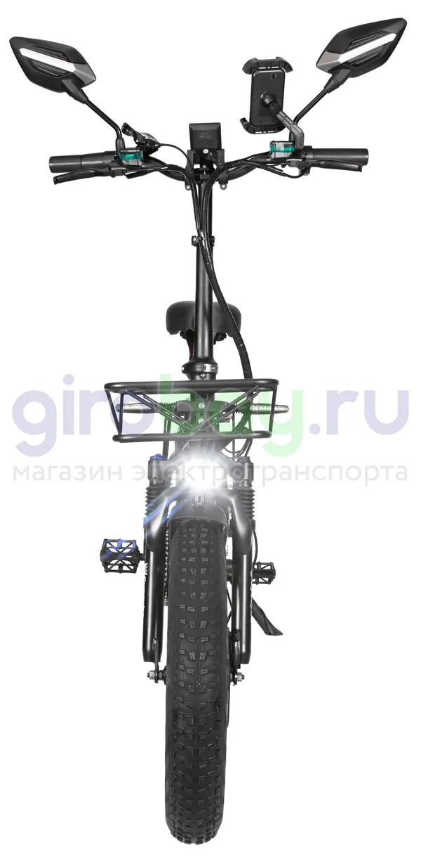 Электровелосипед Syccyba F10 Pro (48V/20Ah) - Жёлтый обод фото №13