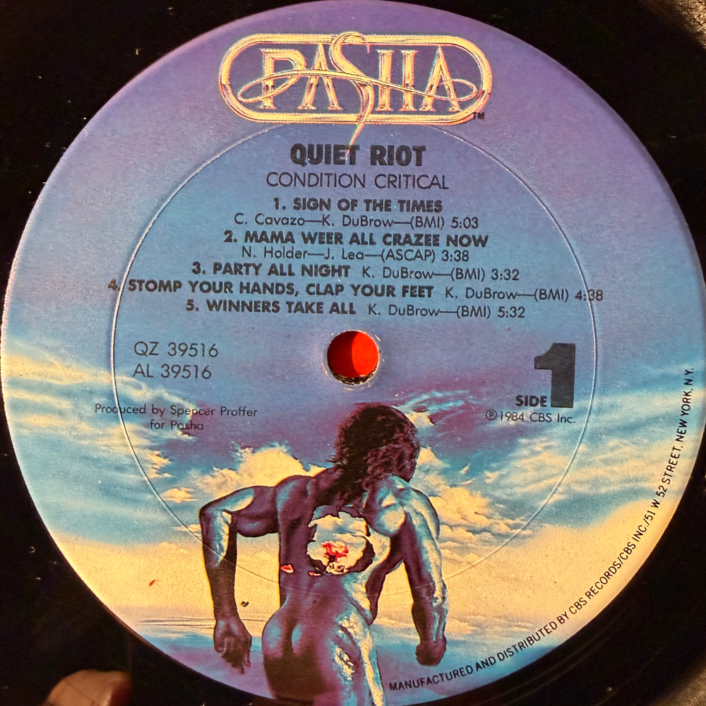 Quiet Riot ‎– Condition Critical (США 1984г.)