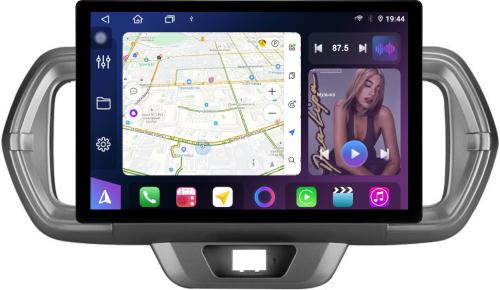 Магнитола для Toyota Passo 3, Daihatsu Boon 3 2016-2023 - FarCar BX877 монитор 13" 2K QLED на Android 13, TS10, 6+128, CarPlay, 4G SIM-слот