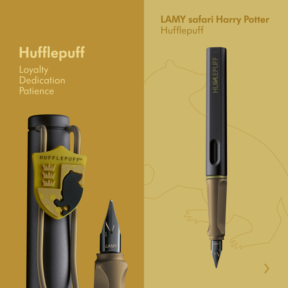 Ручка перьевая safari Hufflepuff 0B4 FH с пером EF (4040391) 7