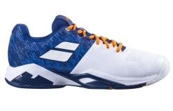 Теннисные кроссовки Babolat Propulse Blast All Court Men - white/dark blue