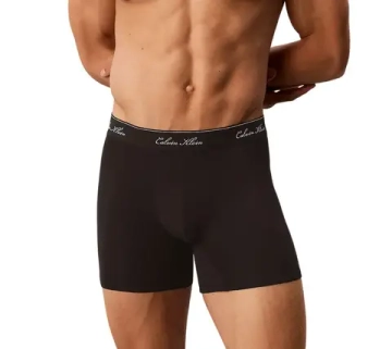 Мужские спортивные боксеры Calvin Klein Icon Cotton Stretch Script Boxer Briefs 3P - multicolor