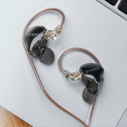 FiiO JD10 Прозрачно-черный [Transparent Black] — проводные внутриканальные динамические наушники