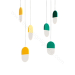 Pendant design lamp Slab by A-N-D