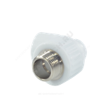 Угольник PP-R комбинированный белый Дн 20х3/4" НР VALFEX 10126220
