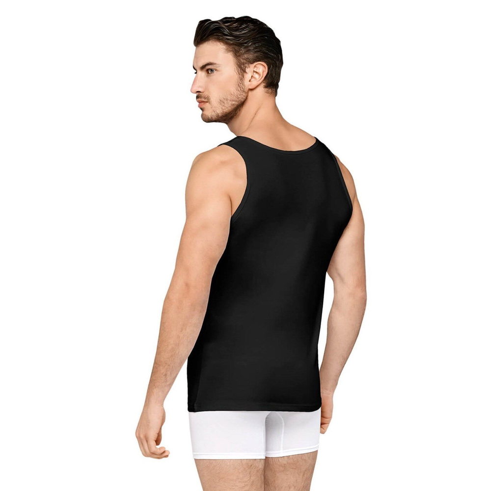 Набор из 2 мужских маек Doreanse Cotton Stretch (Размер: XL) (Цвет: черный)