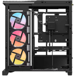 Корпус Corsair Frame 4500X LX-R RGB iCUE LINK, Midi-Tower, E-ATX, ATX, mATX, mITX, Black, без БП