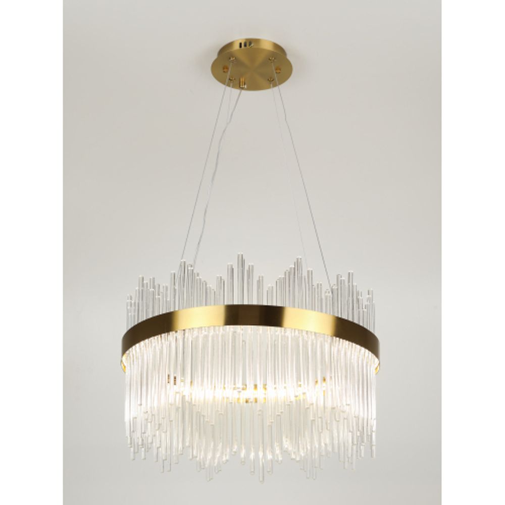 Люстра Rivoli Gwen 6192-201 подвесная светодиодная LED 3000-6300К 112 Вт с пультом | Rivoli