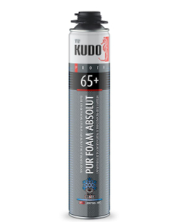 Пена полиуретановая монтажная зимняя KUDO PROFF 65+ARKTIKA (-18)