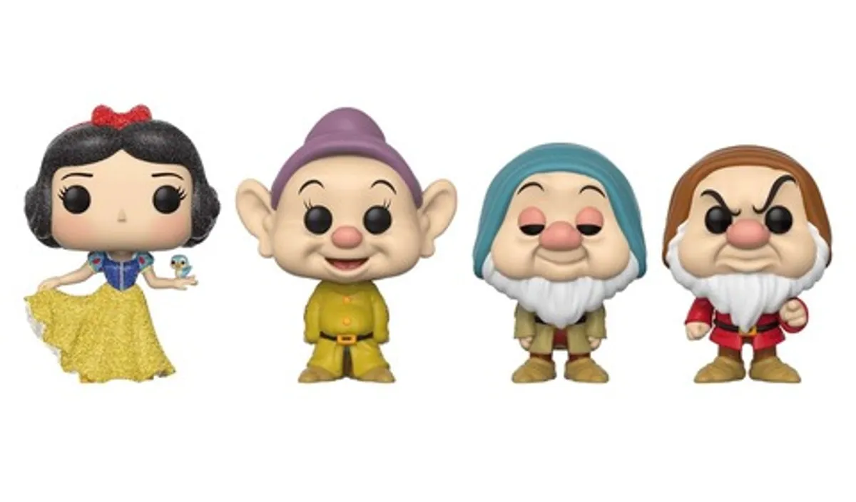 Funko POP! Disney Snow White (Glitter Exc) (4 Pack)