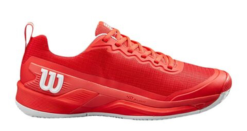 Мужские кроссовки теннисные Wilson Rush Pro 4.5 Clay - красный