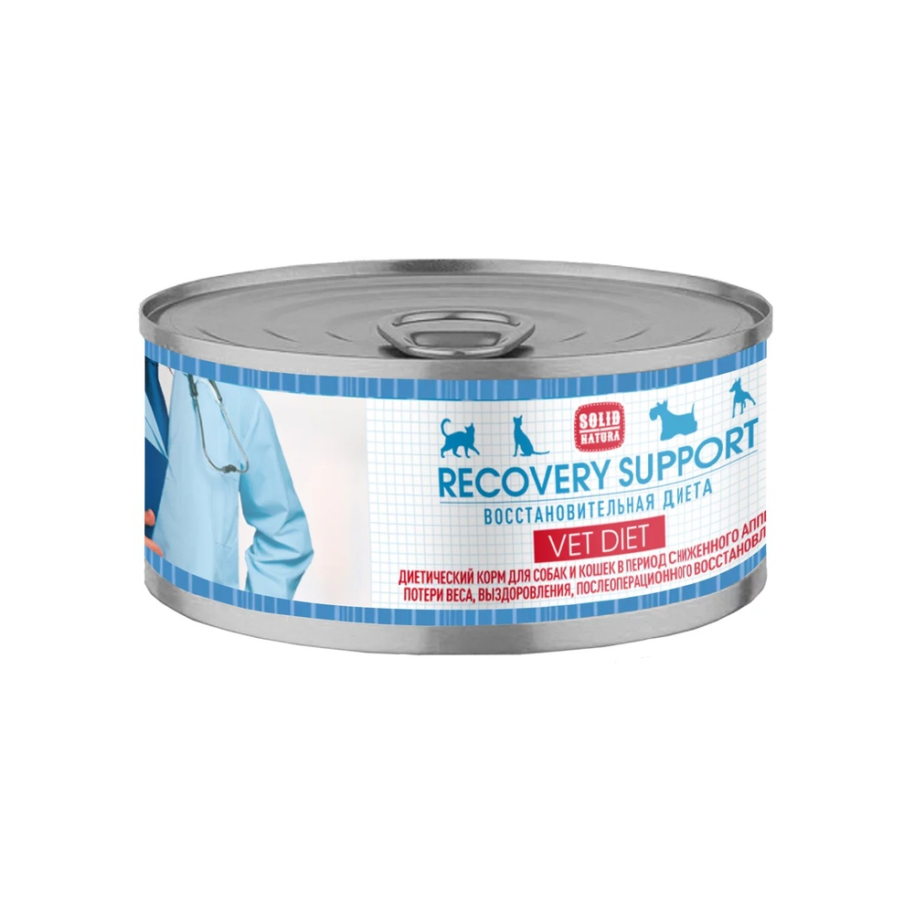 Solid Natura VET Recovery Support конс для кошек и собак 340 г
