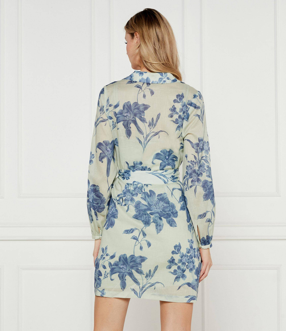 Платье с ремешком GUESS - голубой(W5GK65 WH6C0)