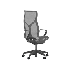 Кресло Herman Miller Cosm, высокая спинка, цвет Graphite, нерегулируемые подлокотники