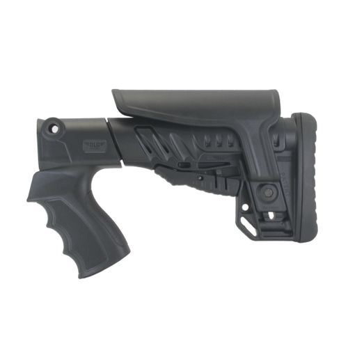 Приклад телескопический со щекой на МР-153, МР-133, DLG Tactical. Черный.