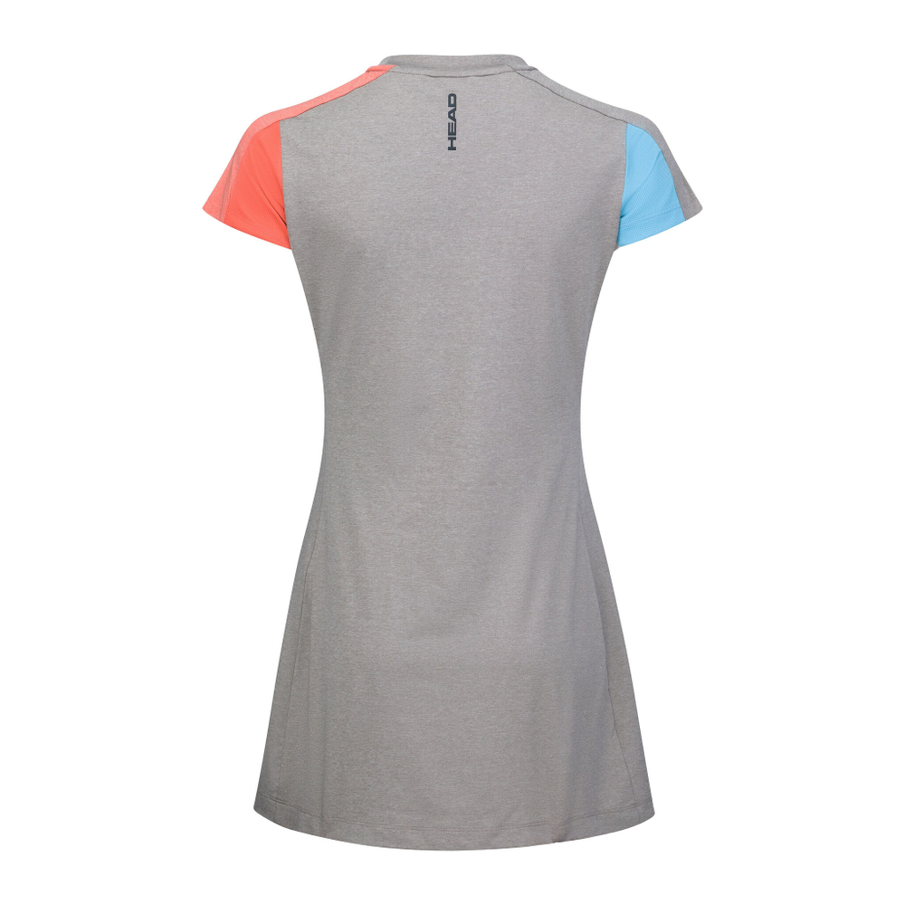 Женская теннисное платье HEAD Tech Dress Women - Blue, Multicoloured