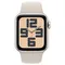 Часы Apple Watch SE, 2024, 44 мм, алюминий цвета «сияющая звезда», ремешок Sport Band цвета «сияющая звезда»