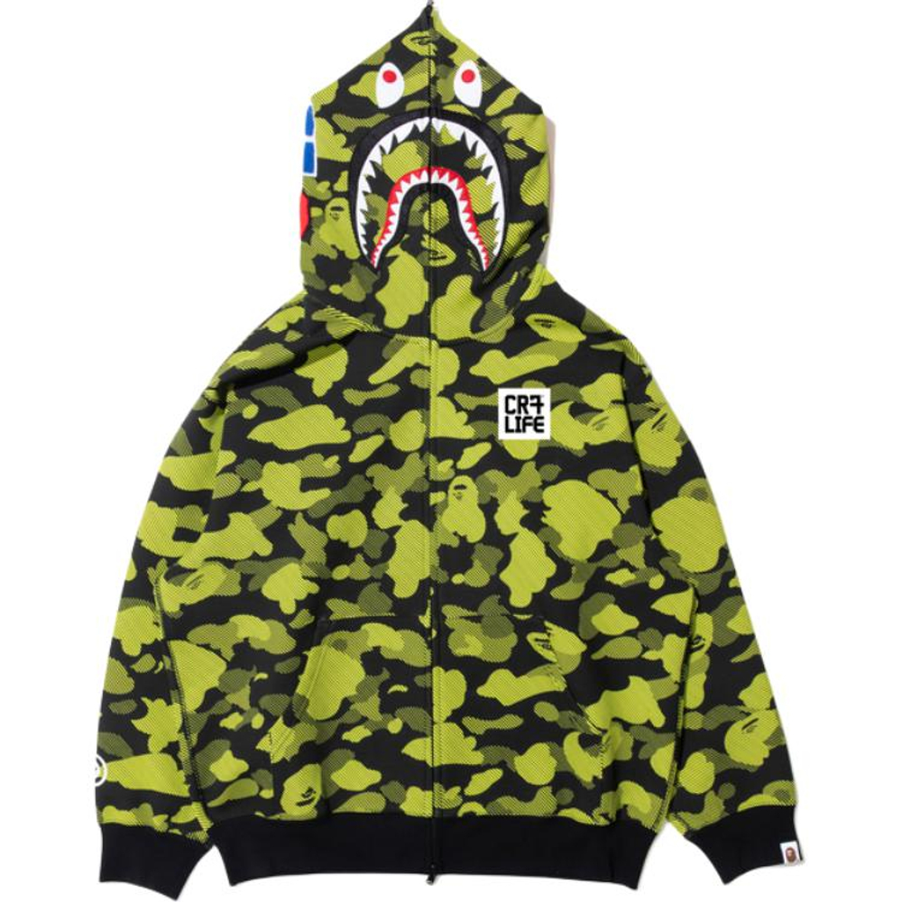 A Bathing Ape Bathing Ape Sweatshirts Cardigan Drop Shoulder Sleeve Moderate No Fleece Lined Zip Closure 0zxswm911151p